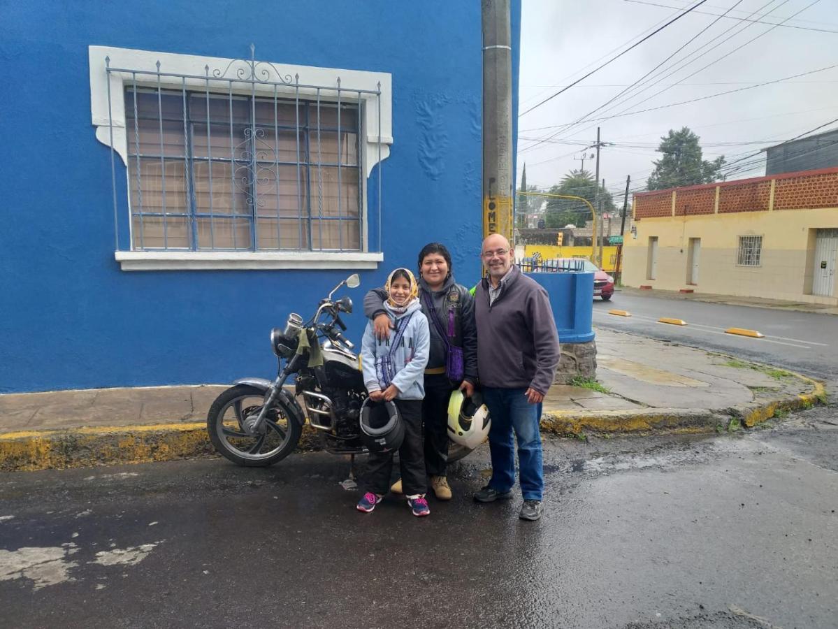 Hostal Azul Puebla Barrio El Alto מראה חיצוני תמונה