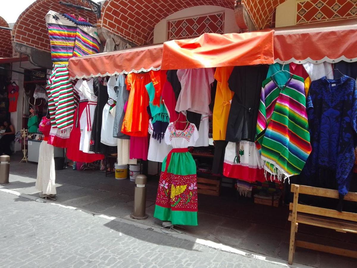 Hostal Azul Puebla Barrio El Alto מראה חיצוני תמונה