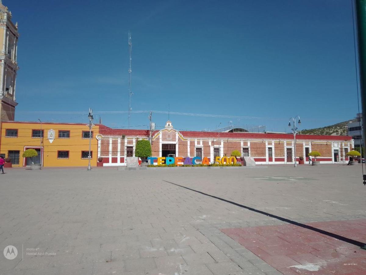 Hostal Azul Puebla Barrio El Alto מראה חיצוני תמונה